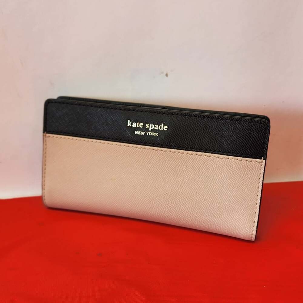 Kate Spade New York Staci Colorblock Large Slim Bifold Wallet